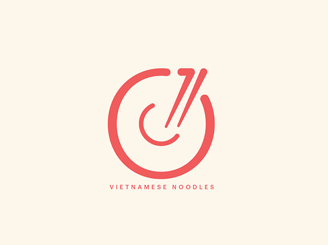 越南面条品牌logo设计