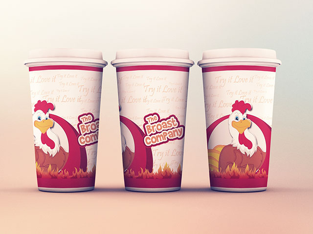 公鸡创意图形logo设计