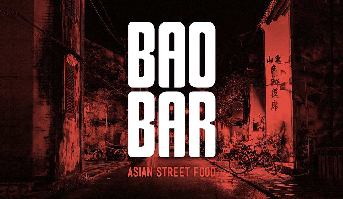 亚洲街头食品餐厅品牌logo设计