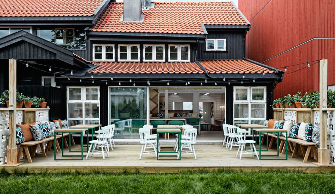 挪威的清新高冷色调餐厅