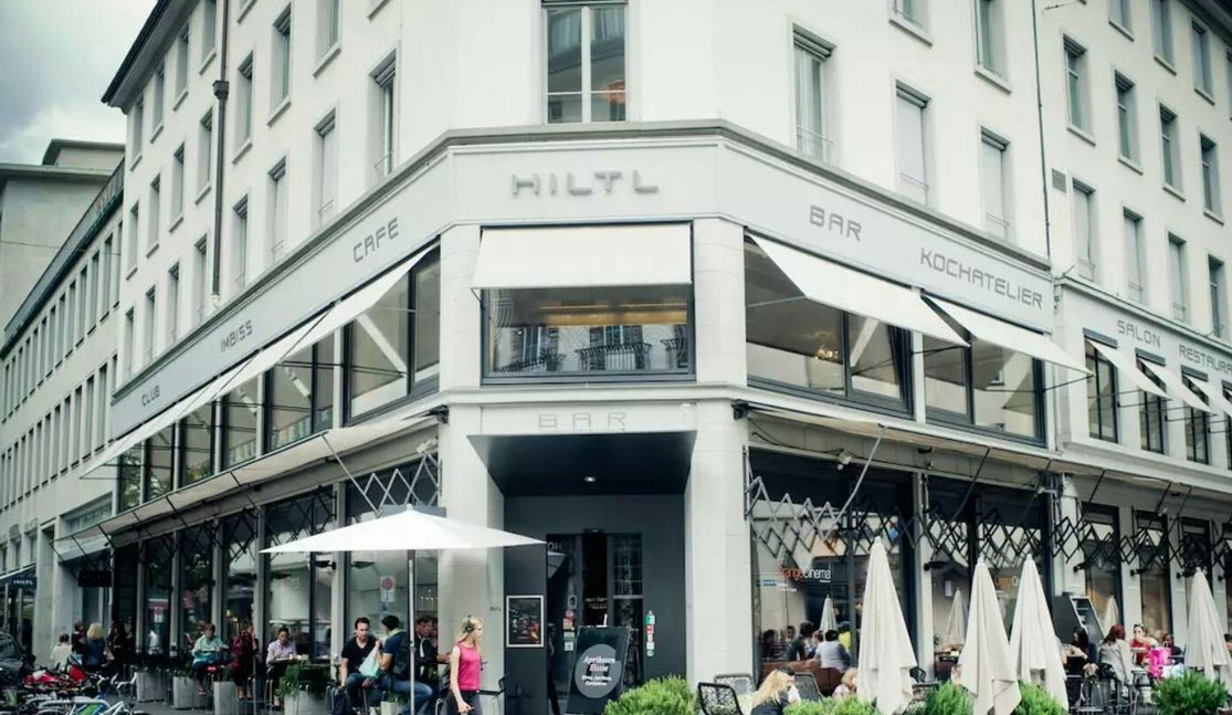 世界上的第一家素食餐厅瑞士Hiltl，经营第四代人