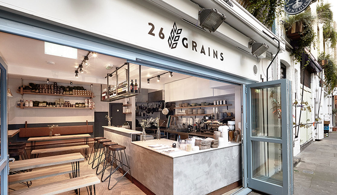 伦敦26 Grains北欧风概念餐厅设计