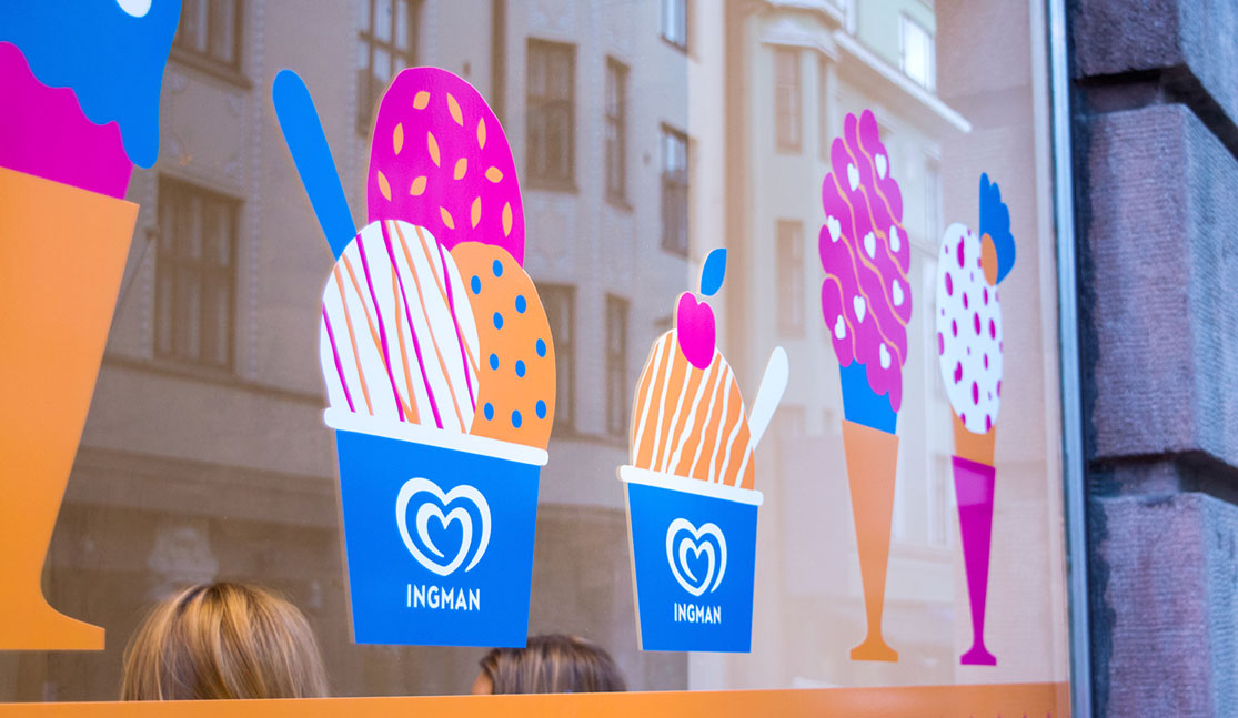冰淇淋店品牌形象设计