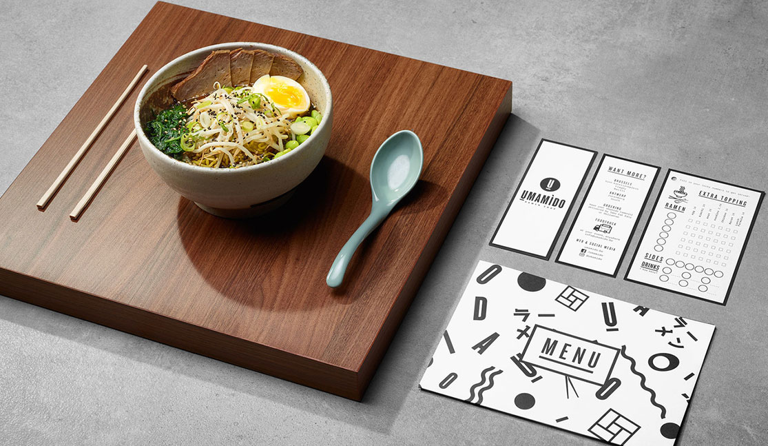 日本拉面餐厅品牌形象设计