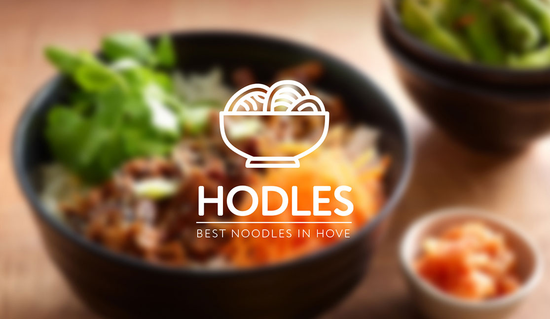 Hodles餐厅logo和网页设计