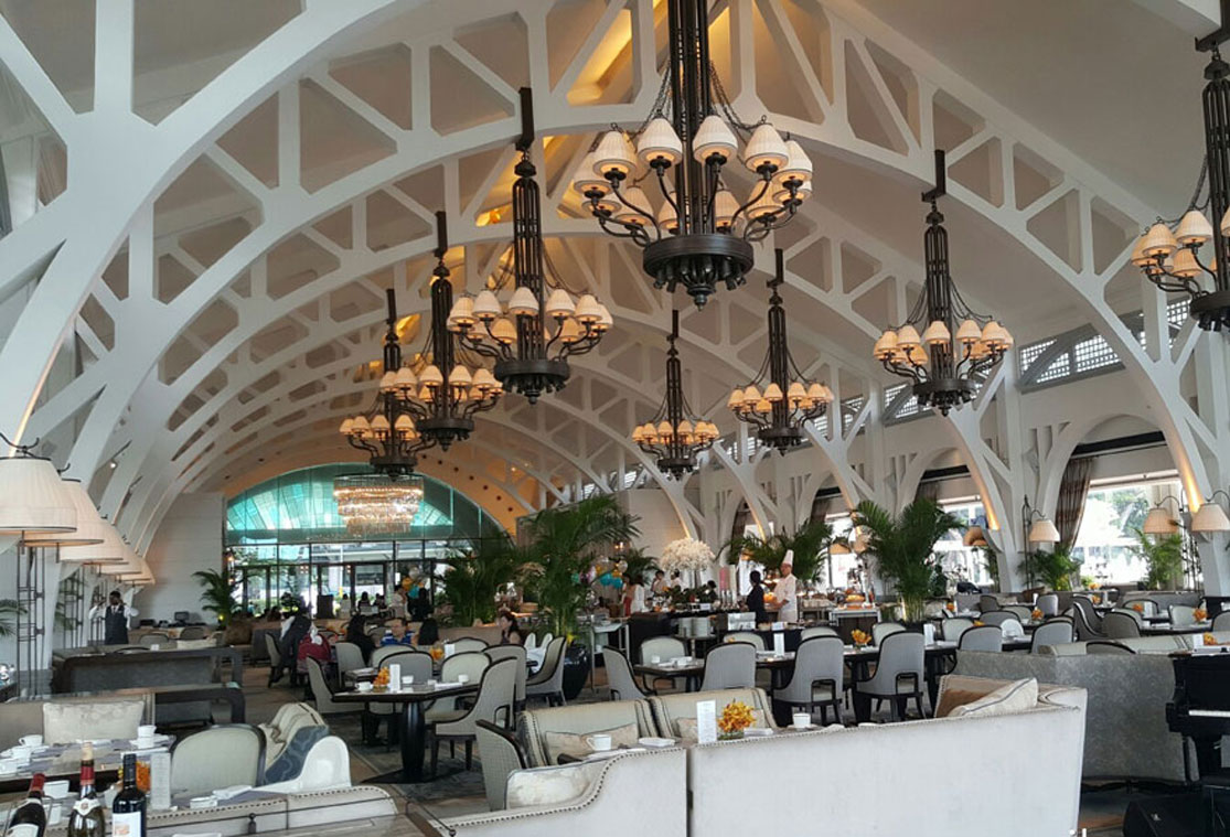 新加坡一家有着丰厚传统的餐馆clifford pier、餐厅logo设计、餐厅VI设计、视觉餐饮