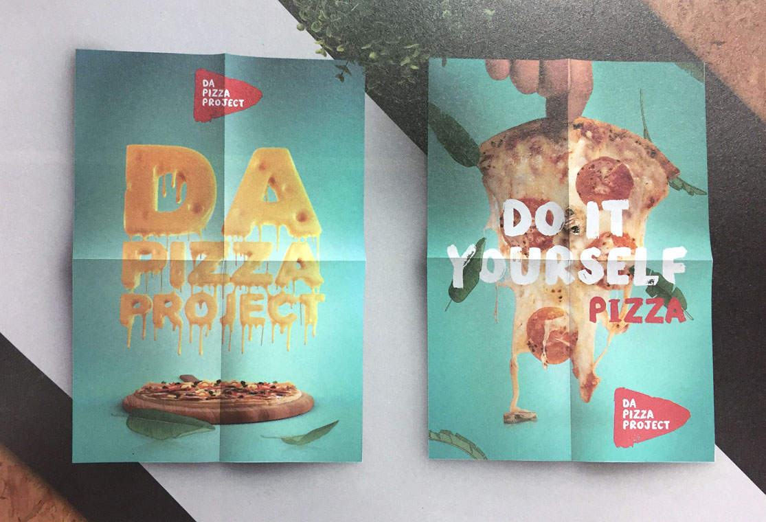天然调味披萨VI设计、天然调味披萨logo设计、披萨空间设计、视觉餐饮
