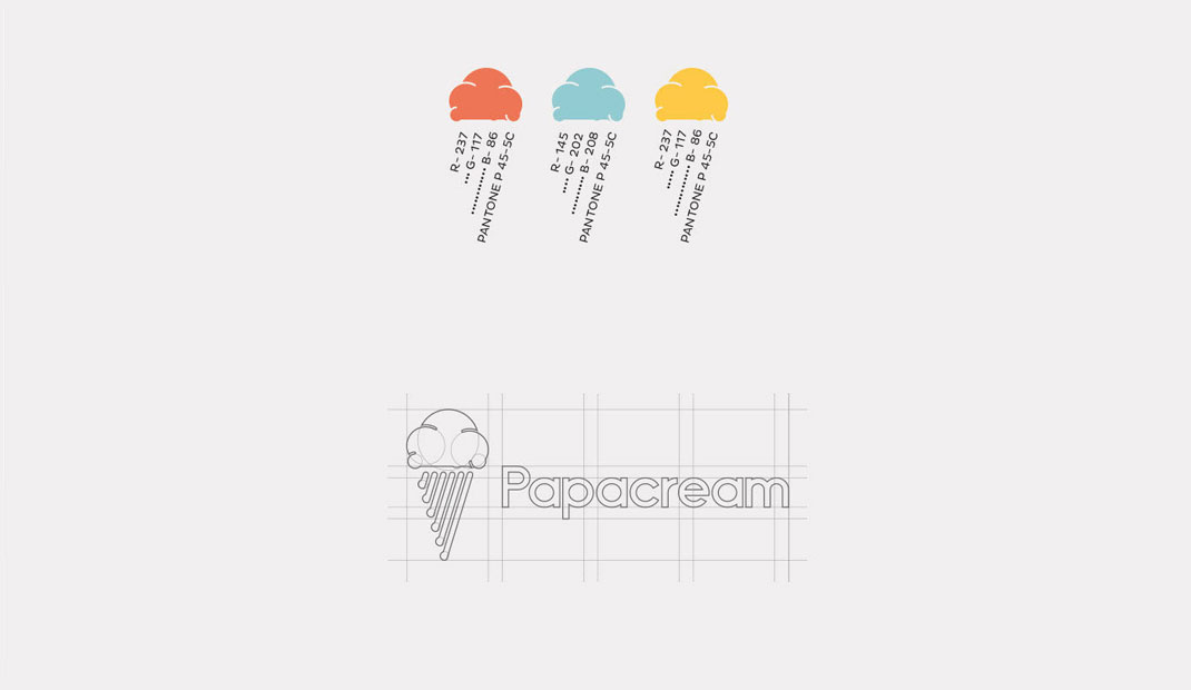 冰淇淋店品牌VI设计