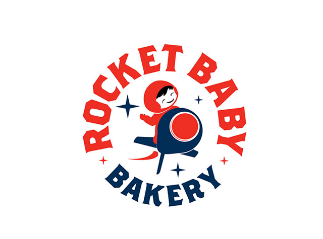 火箭婴儿面包店LOGO设计