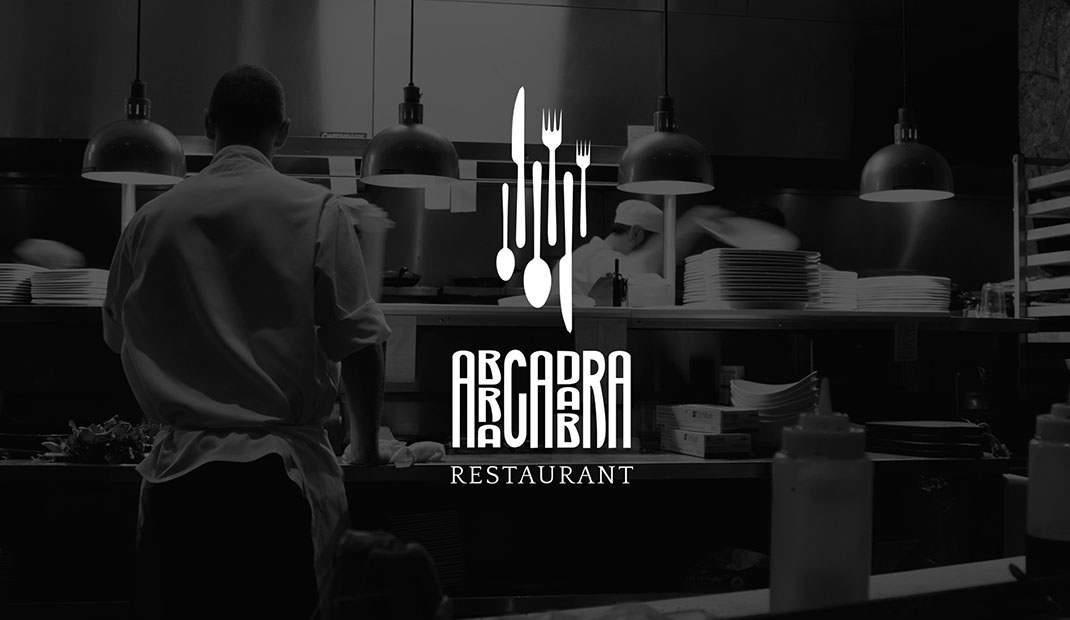 国际美食餐厅Logo设计