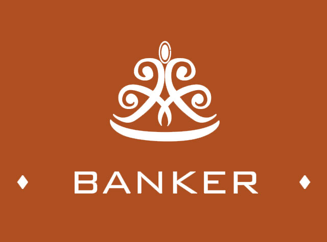 银行家威士忌酒吧Logo设计