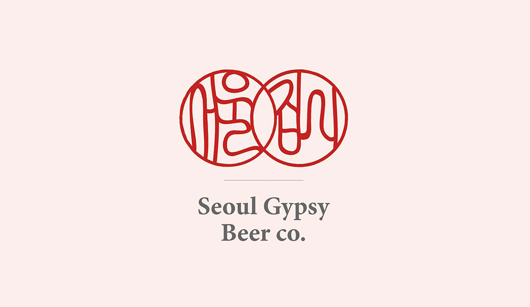 韩国啤酒酒吧餐厅Logo设计