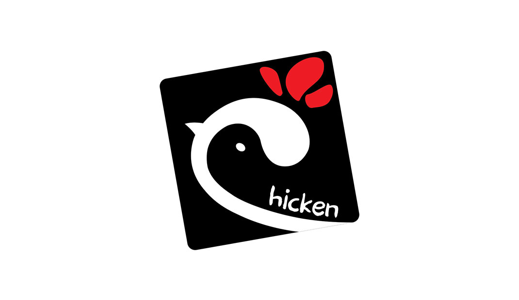 抽象鸡元素餐厅Logo设计