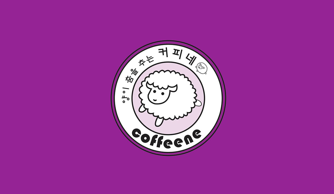 喜洋洋元素咖啡馆Logo设计