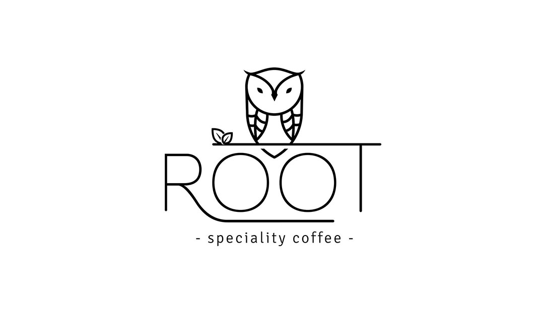 猫头鹰元素咖啡馆Logo设计