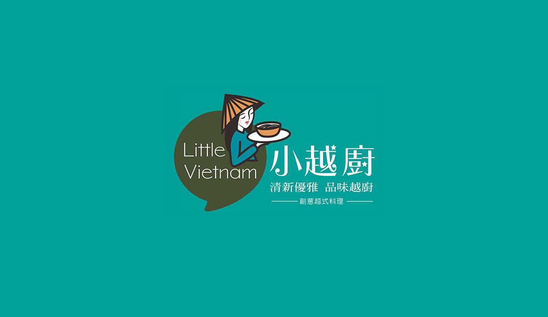 小越厨-创意越式料理餐厅Logo设计