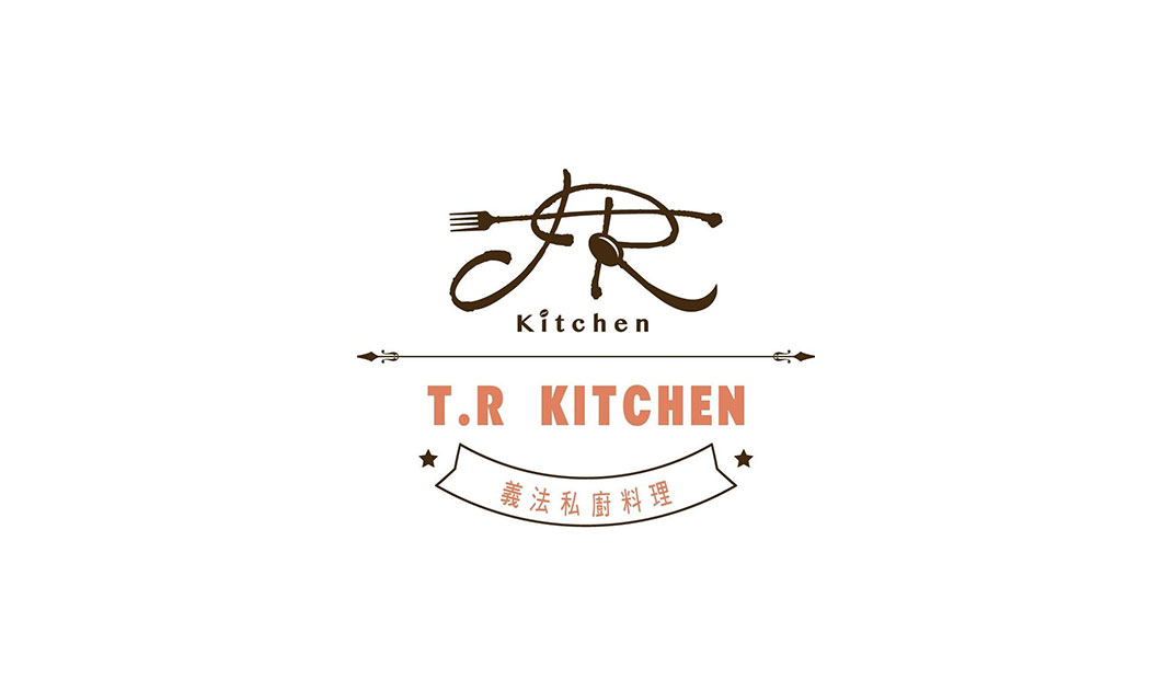 义法私厨料理餐厅Logo和店招设计