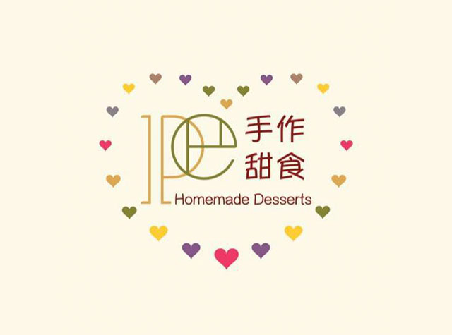 PE手作甜食甜品店Logo设计