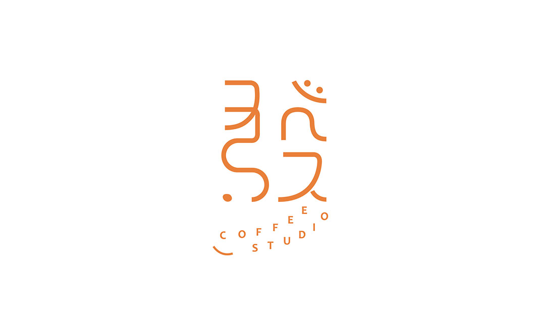天天发咖啡店Logo设计