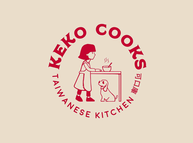 台湾厨房餐厅Logo设计
