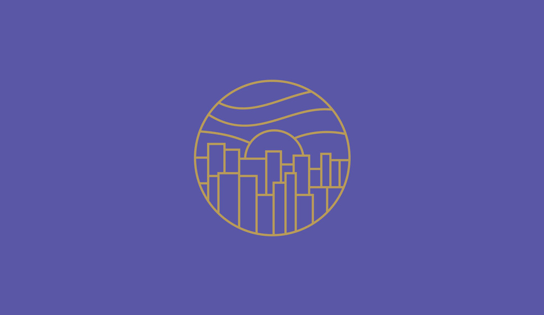 圆形插图风格餐厅Logo设计