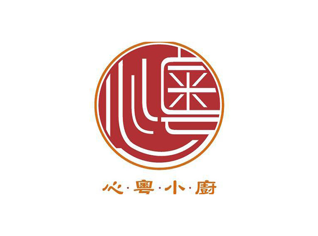 心粤小厨餐厅Logo设计