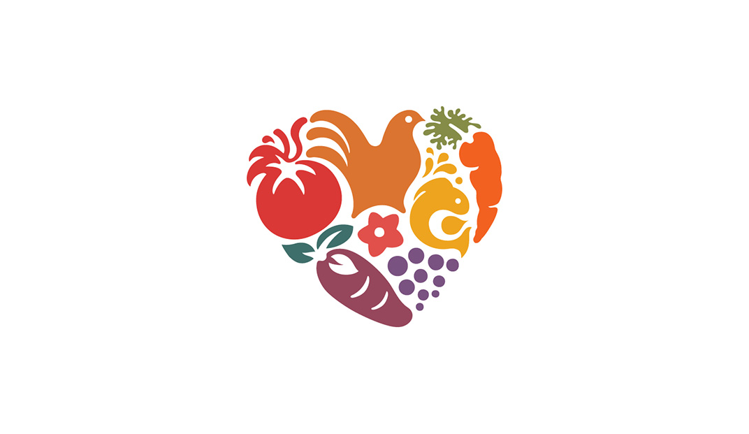 抽象蔬菜Logo设计