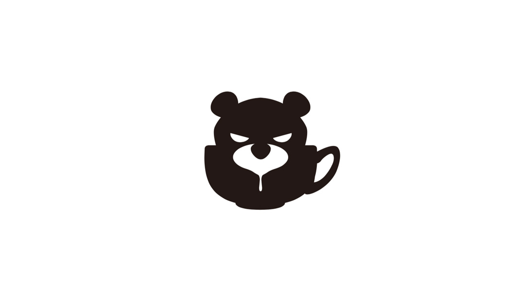 插画风格咖啡馆Logo设计