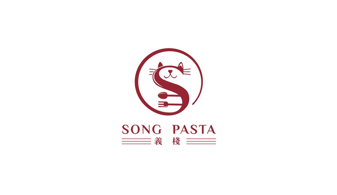 意大利餐厅义栈logo设计