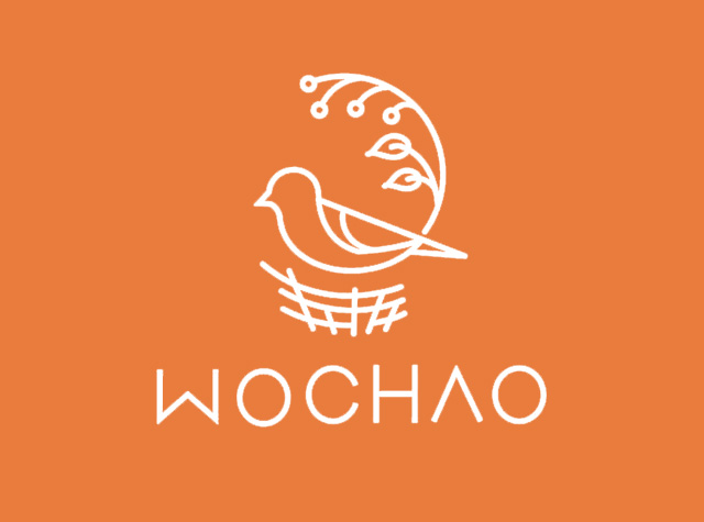 窝巢咖啡馆Logo设计