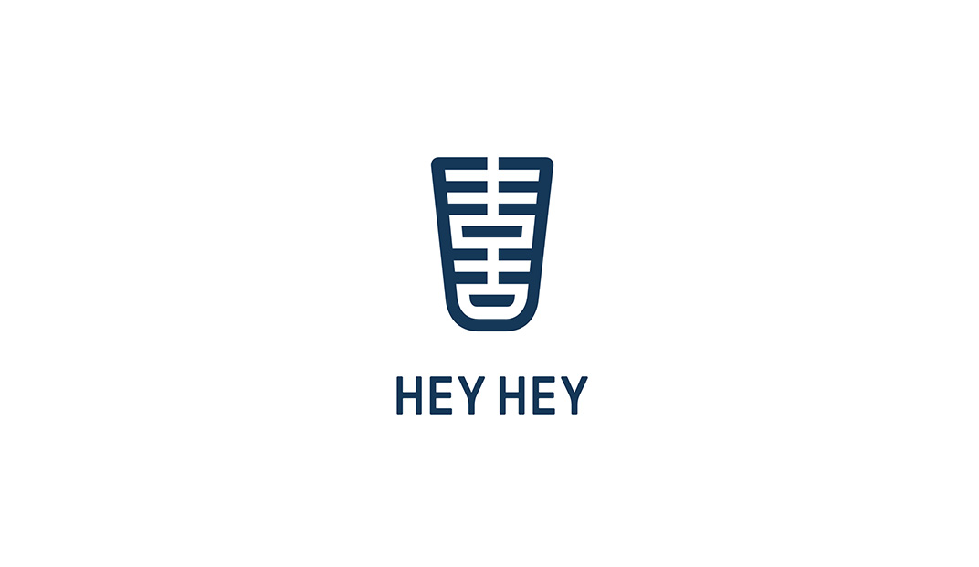 Hey Hey饮品店Logo设计