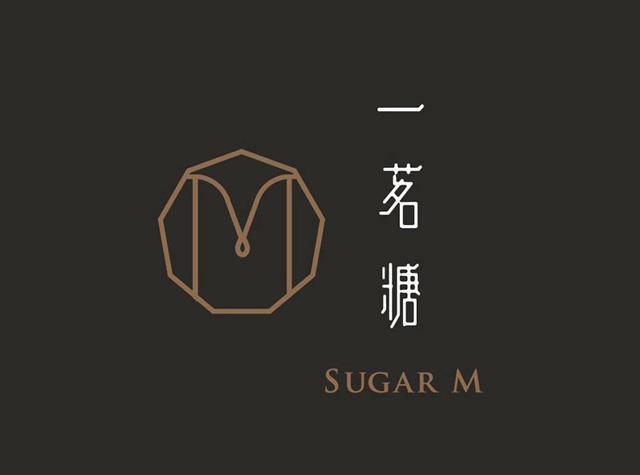 一茗糖茶道饮品店logo设计