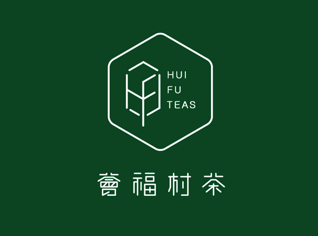 荟福村茶茶馆Logo设计