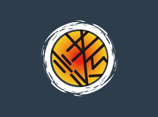 爱烤爱日式烧烤餐厅Logo设计
