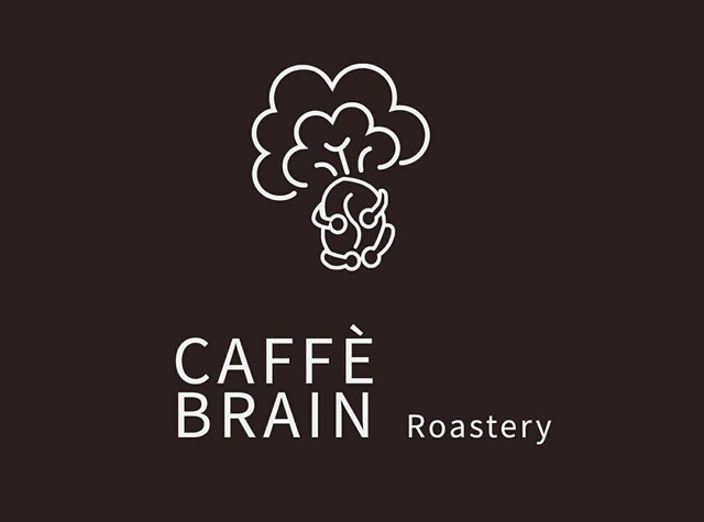 脑咖咖啡馆logo设计
