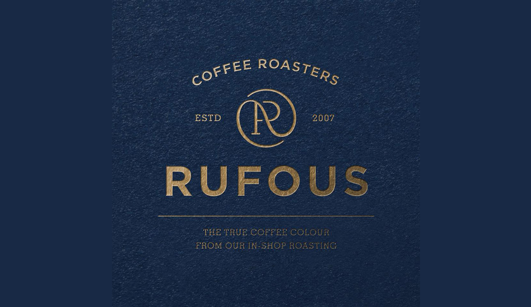 红褐色咖啡烘焙logo设计