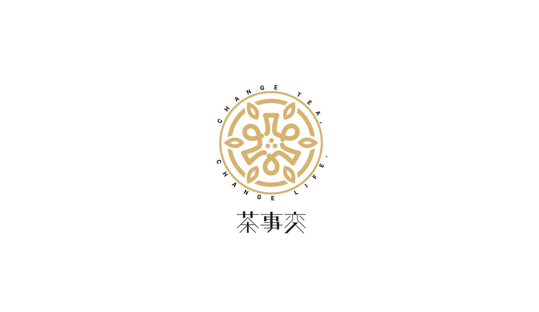 茶事変饮品店logo设计