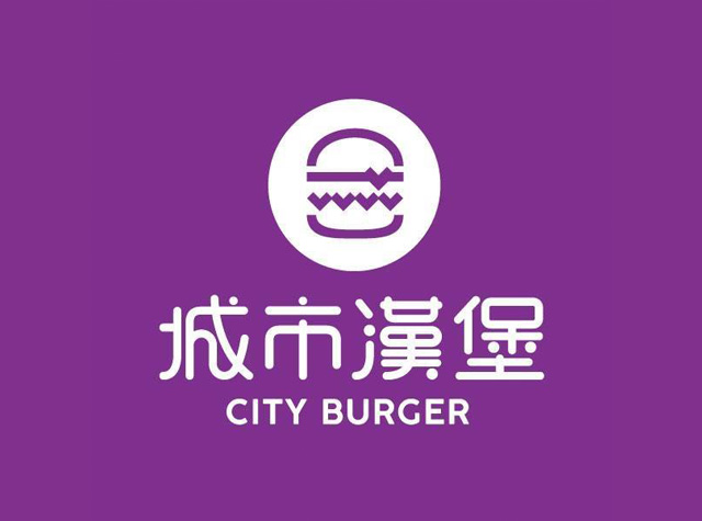 城市汉堡快餐餐厅logo设计