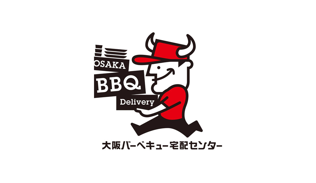 大阪烧烤送货中心logo设计