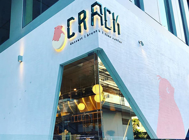 Crack甜品店logo设计
