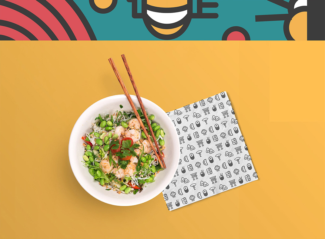日本趣味插图餐厅VI设计 视觉餐饮 全球餐饮研究所 vi设计 空间设计 