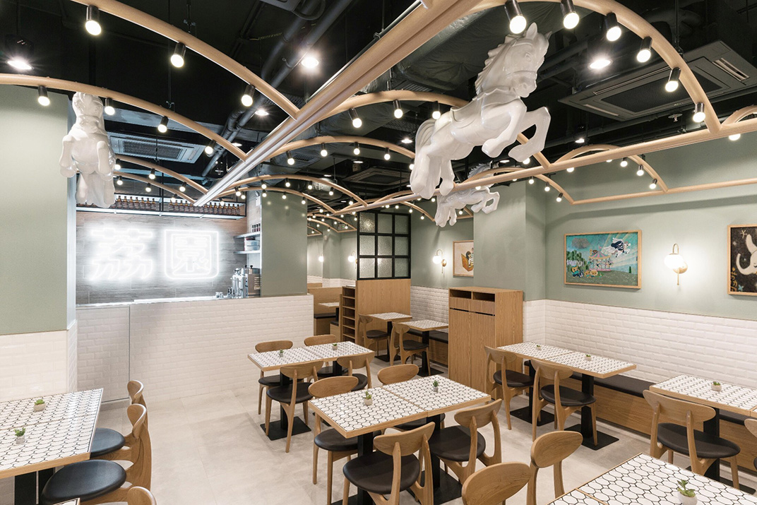 经典港式餐厅荔园咖啡厅 adohk 视觉餐饮 全球餐饮研究所 vi设计 空间设计 深圳 杭州 武汉 上海
