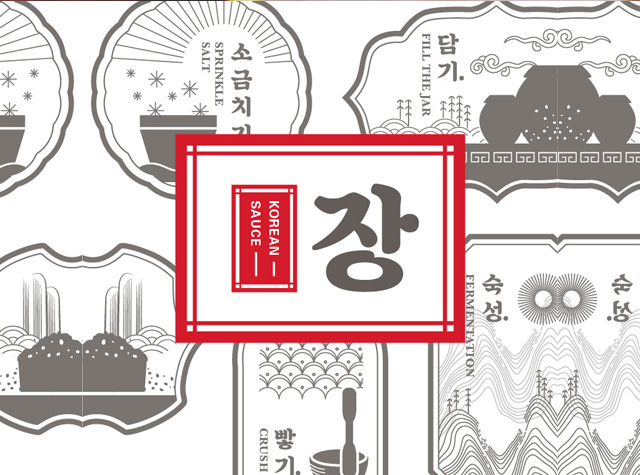 韩国传统酱汁品牌包装设计