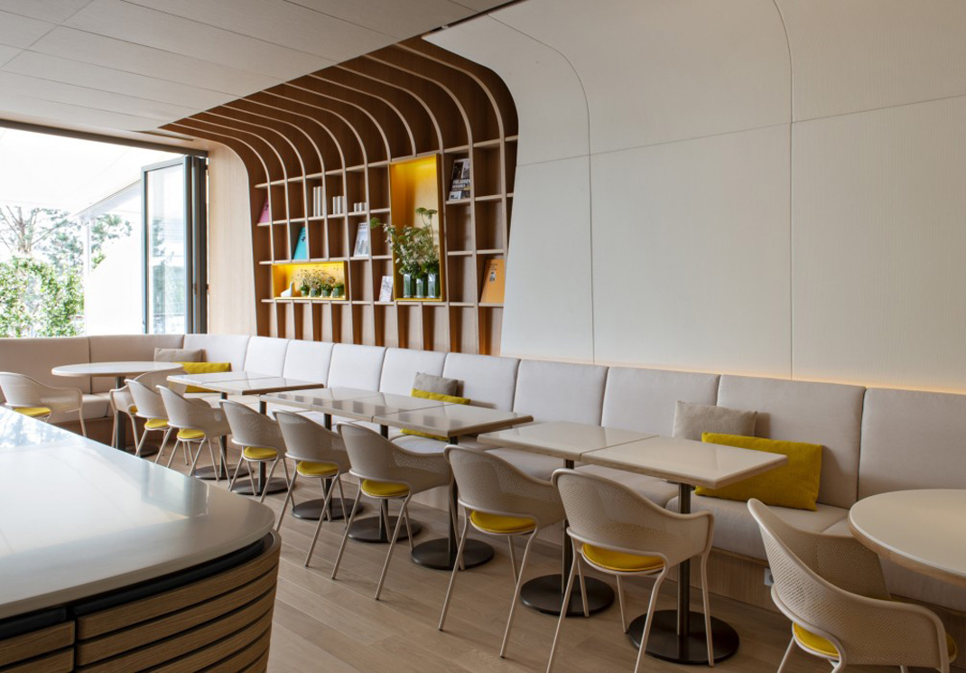  装饰墙 异形 小餐厅 精致小餐厅 JOUIN MANKU 餐厅LOGO VI设计 空间设计