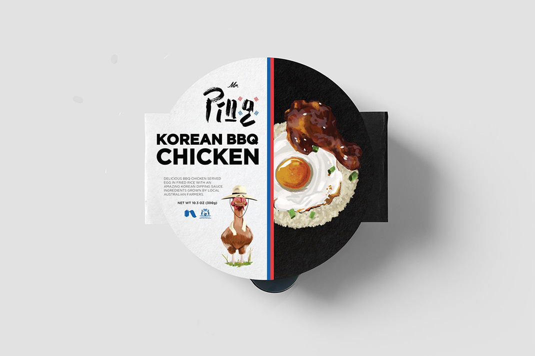 韩国 插图 外卖 包装帖 包装盒 打包 标志设计  餐厅LOGO VI设计 空间设计