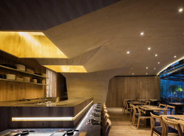 洞穴日本餐厅Oku设计