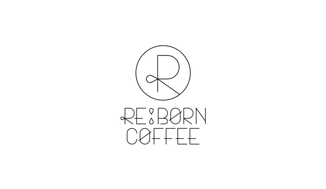 英文字母咖啡馆logo设计