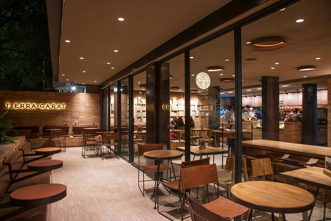 当代墨西哥概念咖啡馆设计 墨西哥 编织 阵列 街铺 餐厅LOGO VI设计 空间设计 视觉餐饮