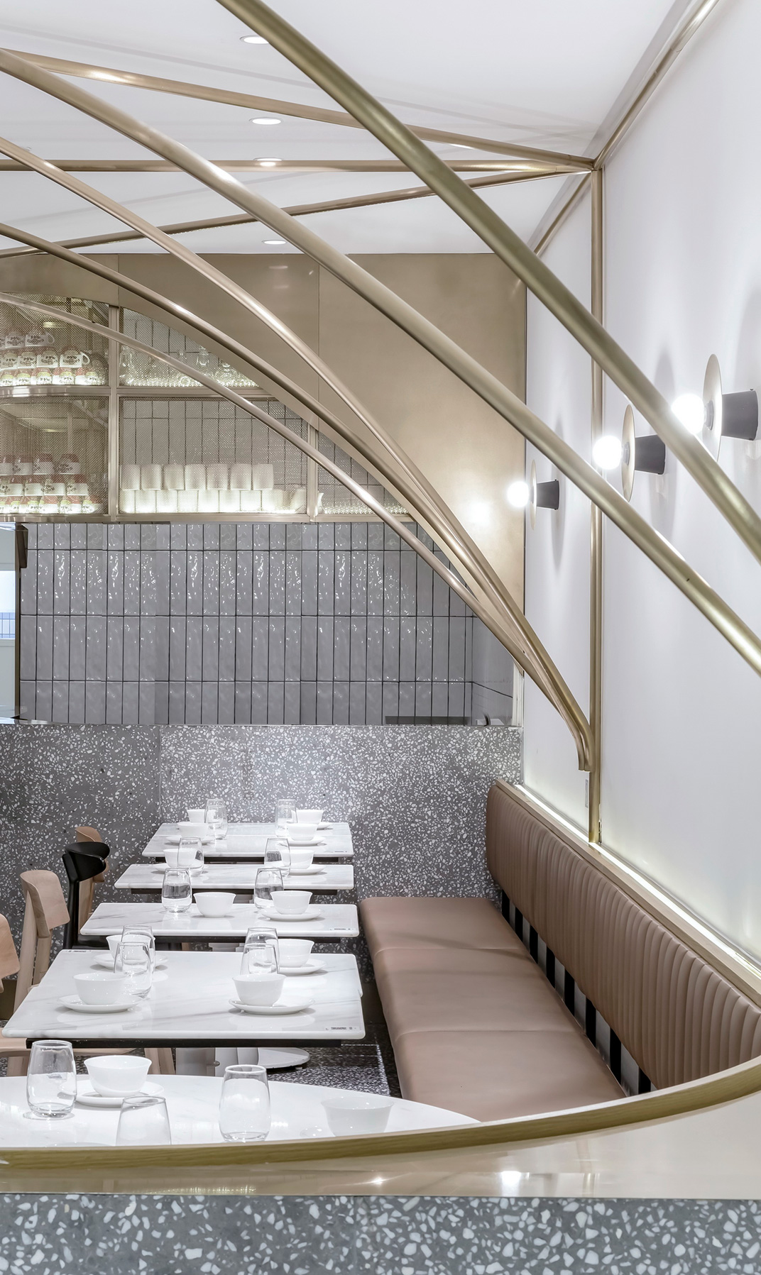 北京 茶餐厅 水磨石 不锈钢 平面图纸  餐厅LOGO VI设计 空间设计 视觉餐饮