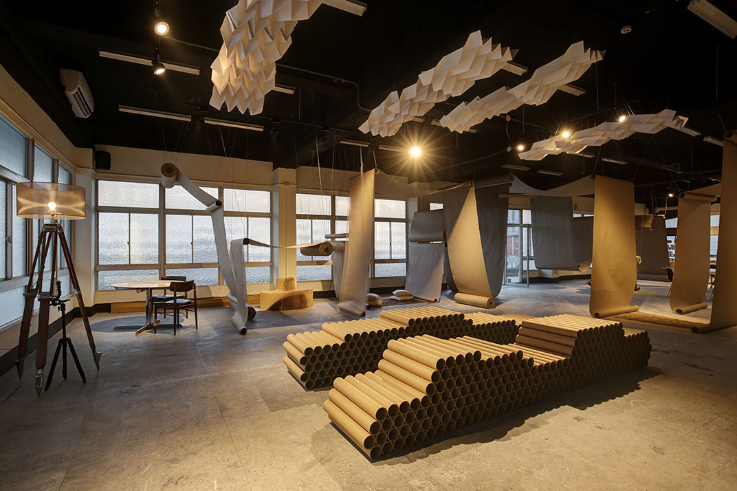 纸空间咖啡馆 台湾 咖啡馆 纸空间 手稿 餐厅LOGO VI设计 空间设计 视觉餐饮